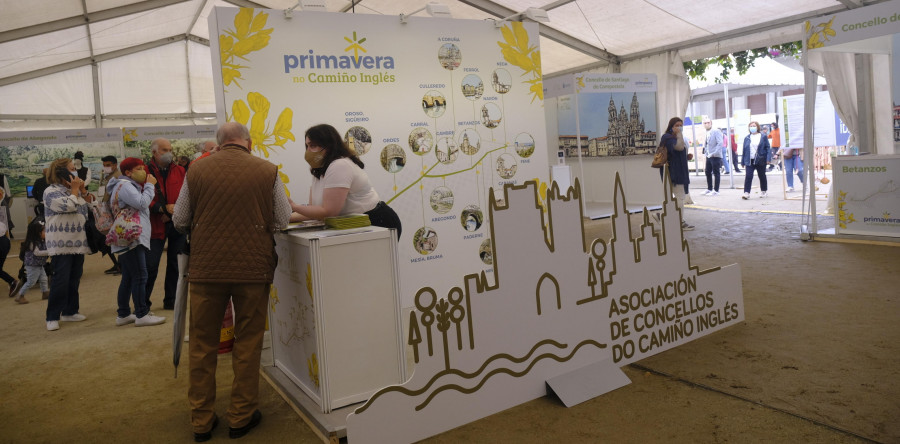 Ferrol representó la ruta a Santiago con las actividades de Primavera no Camiño