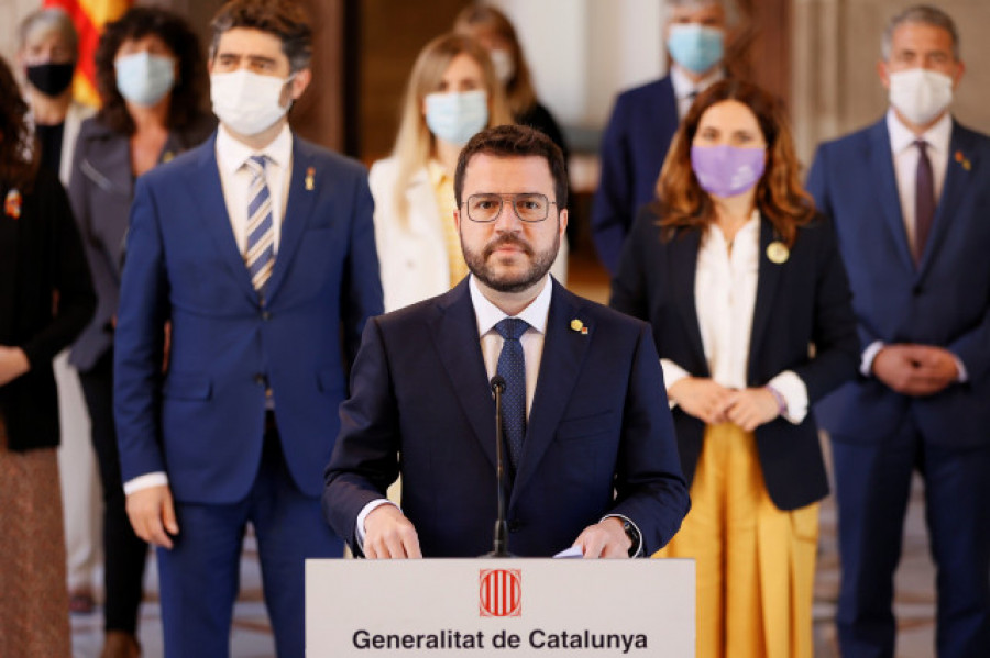 Pere Aragonés, tras los indultos: "Es la hora de la amnistía y del referéndum"