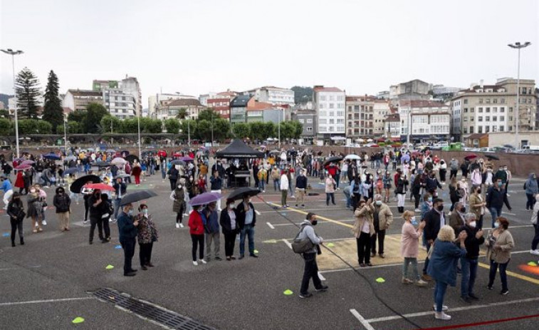 Bajan ligeramente a 1.269 los casos activos de Covid en Galicia y los pacientes ingresados descienden a 49