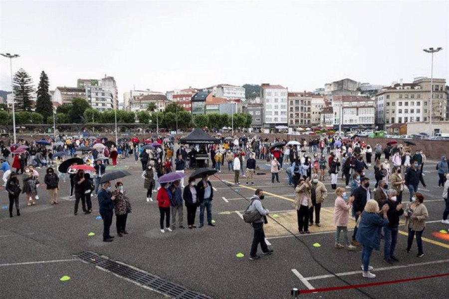 Bajan ligeramente a 1.269 los casos activos de Covid en Galicia y los pacientes ingresados descienden a 49