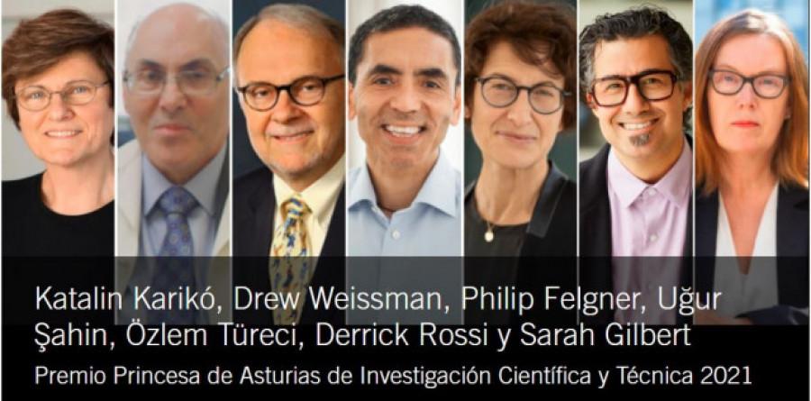 Premio Princesa de Asturias para los siete científicos que frenaron con vacunas la pandemia