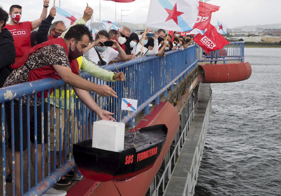 Ferrolterra da continuidad a las protestas del 10M tomando As Pías