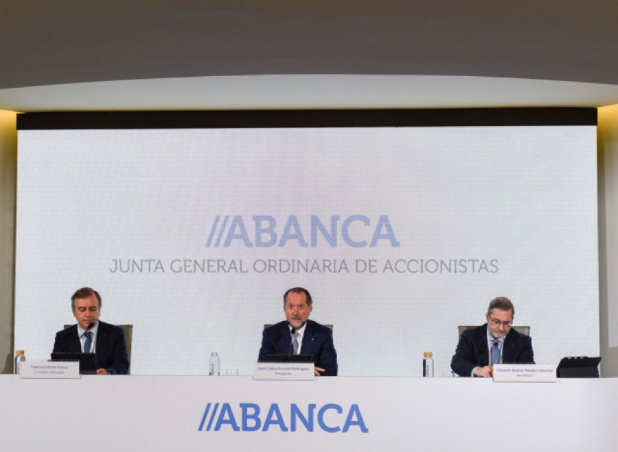 La junta general de accionistas de Abanca respalda la gestión social y financiera de 2020