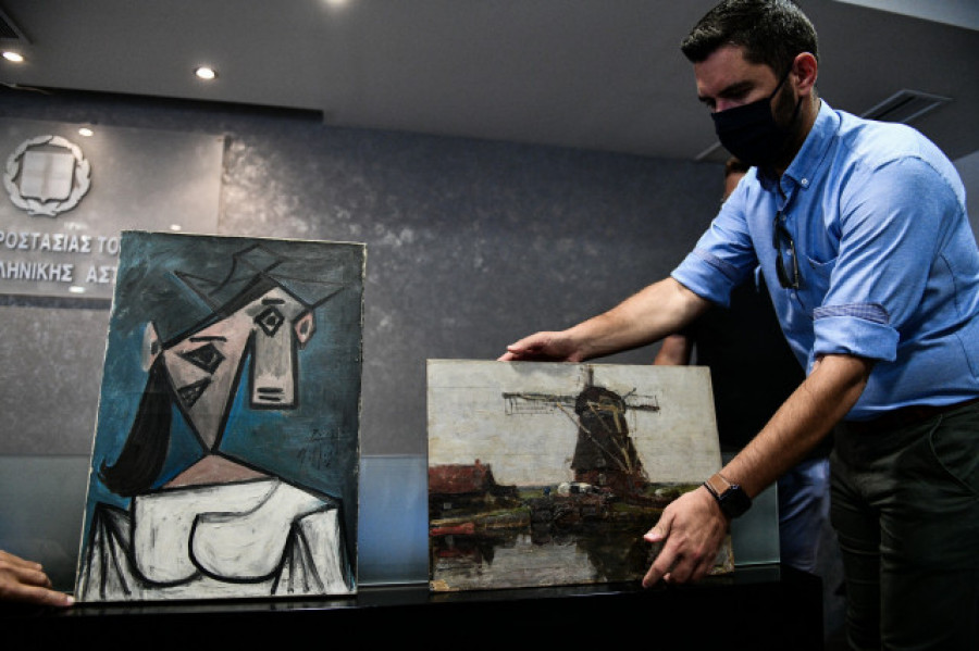 Un griego roba un cuadro de Picasso para disfrutar de él en casa