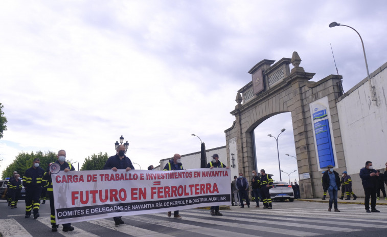 Los comités de empresa de Navantia elevan al congreso la urgencia de un dique seco para la ría