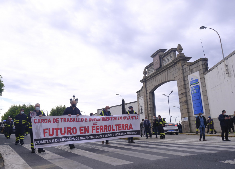 Los comités de empresa de Navantia elevan al congreso la urgencia de un dique seco para la ría