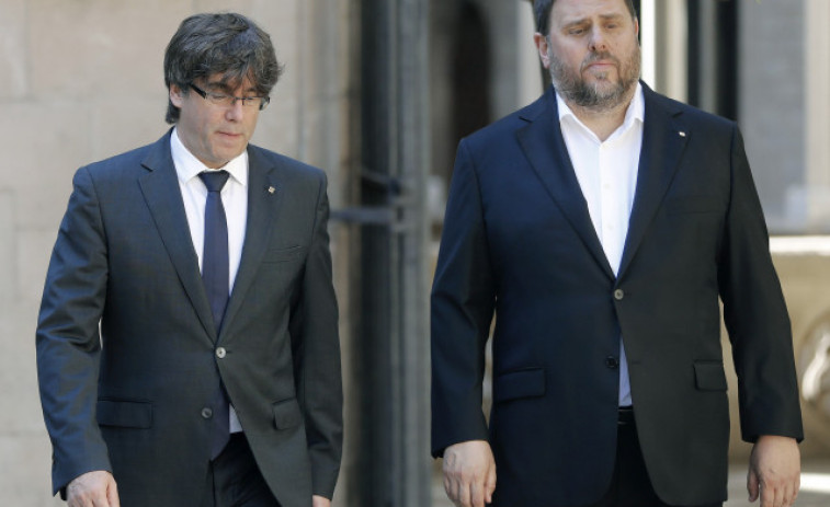 Puigdemont y Junqueras se reencuentran este miércoles en Waterloo casi cuatro años después