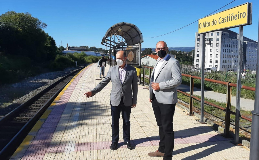 Los socialistas de Narón celebran la llegada al congreso del tren Ferrol-Gijón