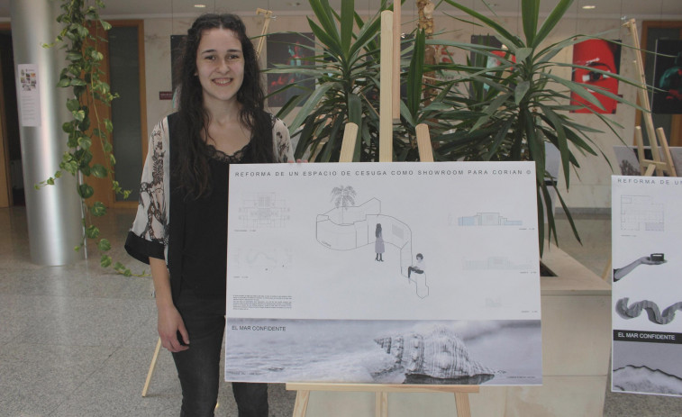 Una estudiante de arquitectura ferrolana, premiada con la materialización de su proyecto