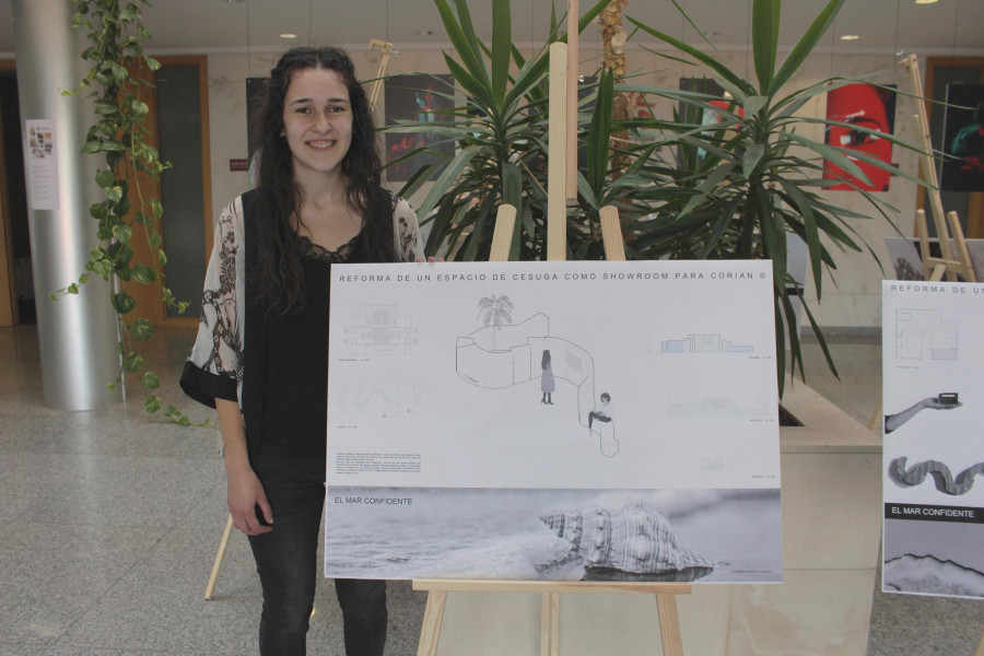 Una estudiante de arquitectura ferrolana, premiada con la materialización de su proyecto