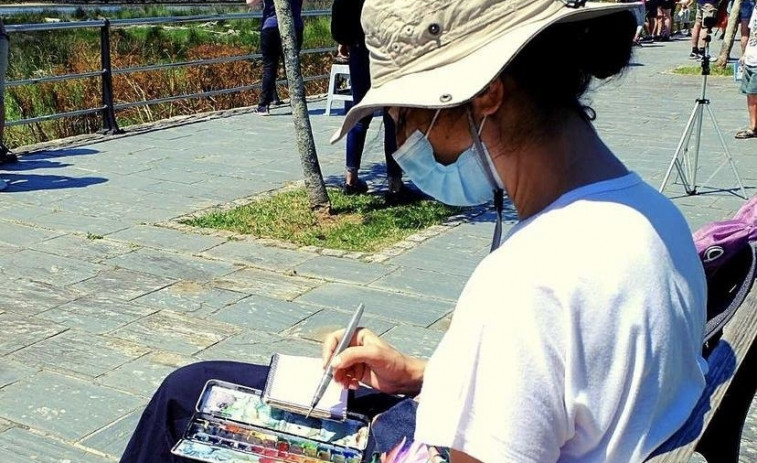 Los trabajos de “Viñetas no Camiño” se exhiben desde hoy en varios concellos