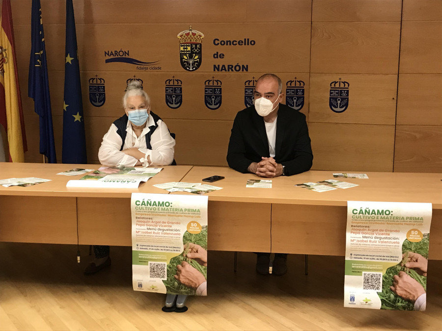 Narón y la asociación Terra Rendible anuncian una jornada sobre el cultivo de cáñamo