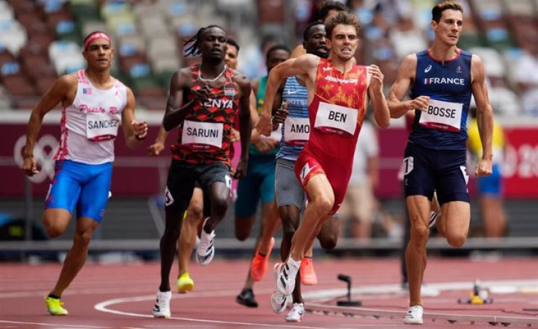 Adrián Ben, a semifinales del 800 con la mejor marca española en unos Juegos