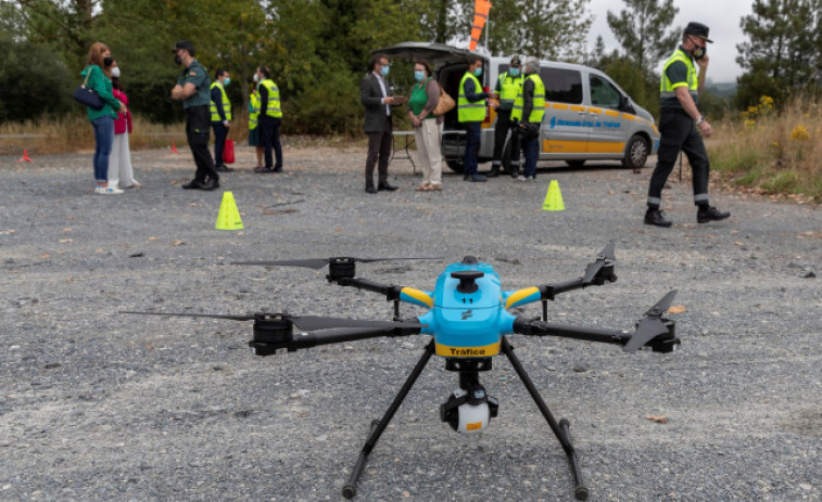 El dron de la DGT que vigilará las carreteras de Galicia no controlará la velocidad