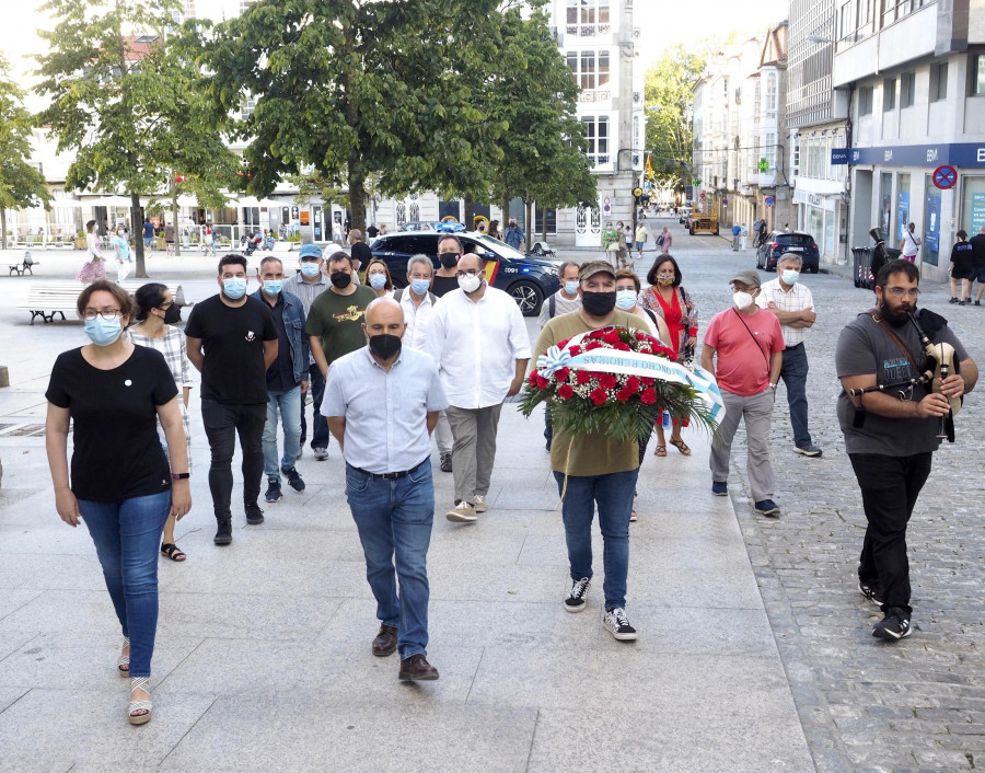 Actos políticos y música para conmemorar el aniversario de la muerte de Moncho Reboiras