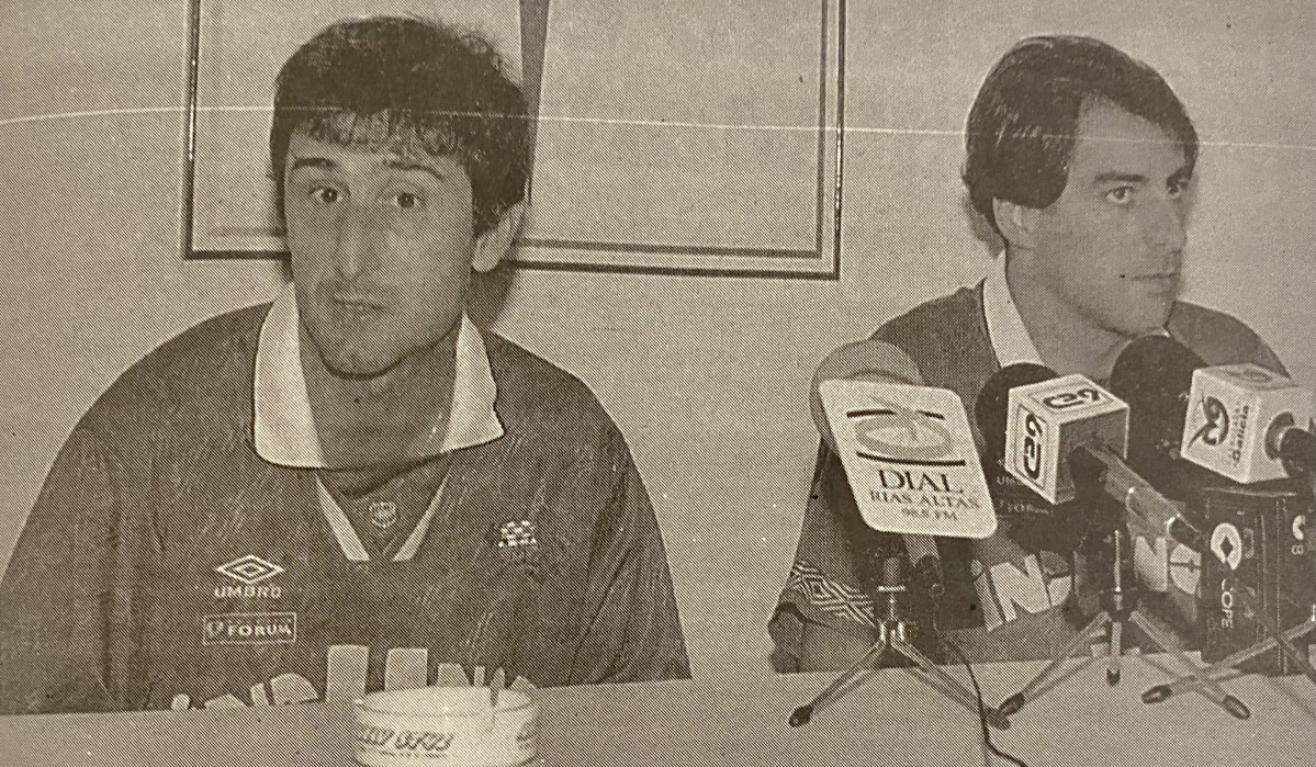 Maestre y Aguilar, fichajes del Racing 1996