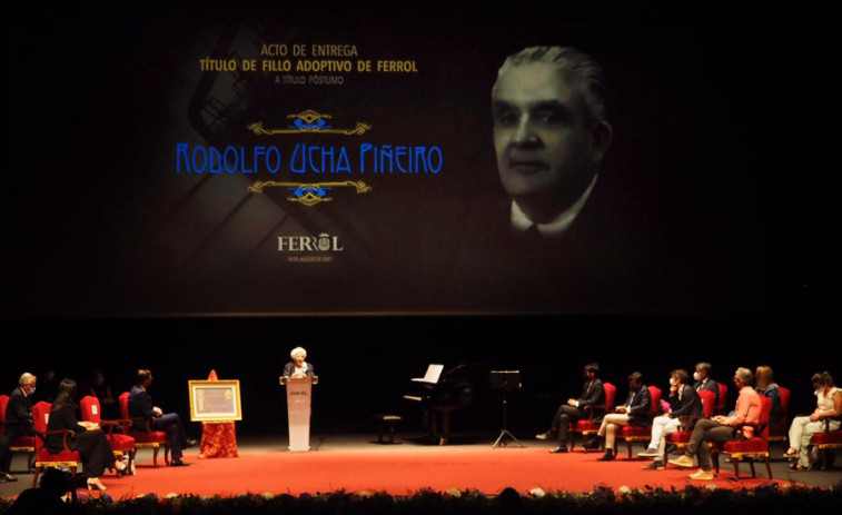 Rodolfo Ucha, nombrado hijo adoptivo de Ferrol en los 40 años de su muerte