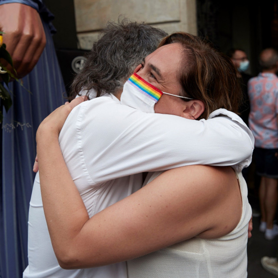 El independentismo catalán hace  llorar a Ada Colau