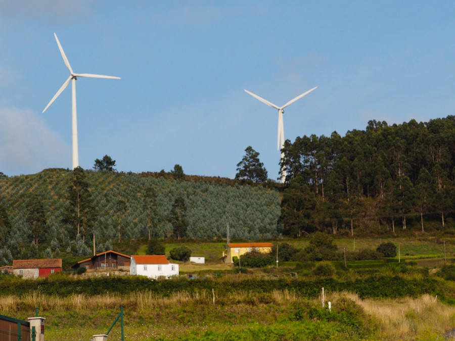 Naturgy solicita la modificación del parque eólico Novo en Valdoviño, Narón y San Saduriño