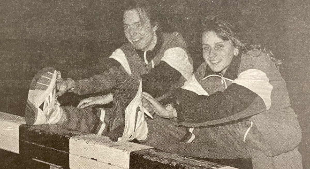 Rocio Rodriguez y Laura Ferreiro, atletas ferrolanas