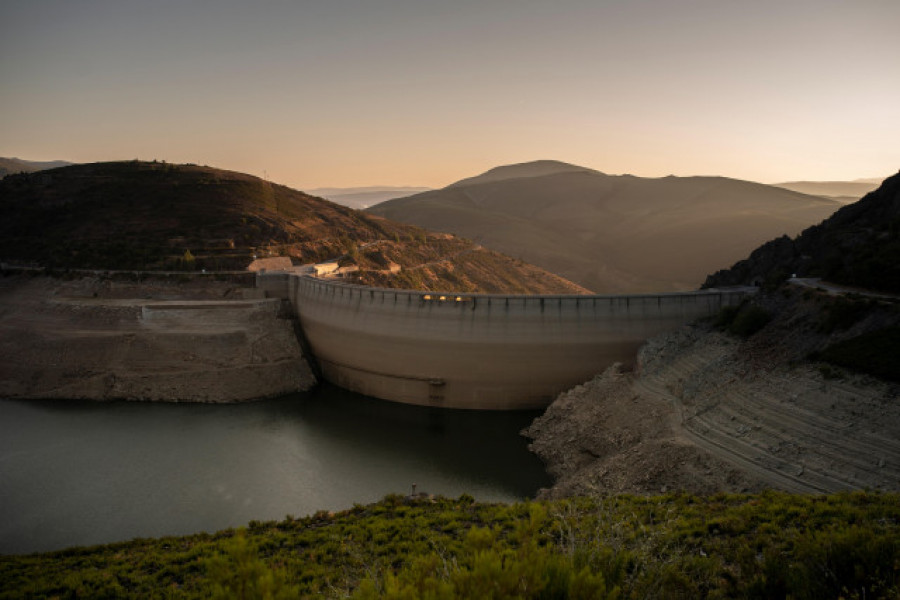 Escenario "grave" ante una eventual sequía al estar al 30% los embalses de Belesar y Salas y al 15% As Portas y Cenza