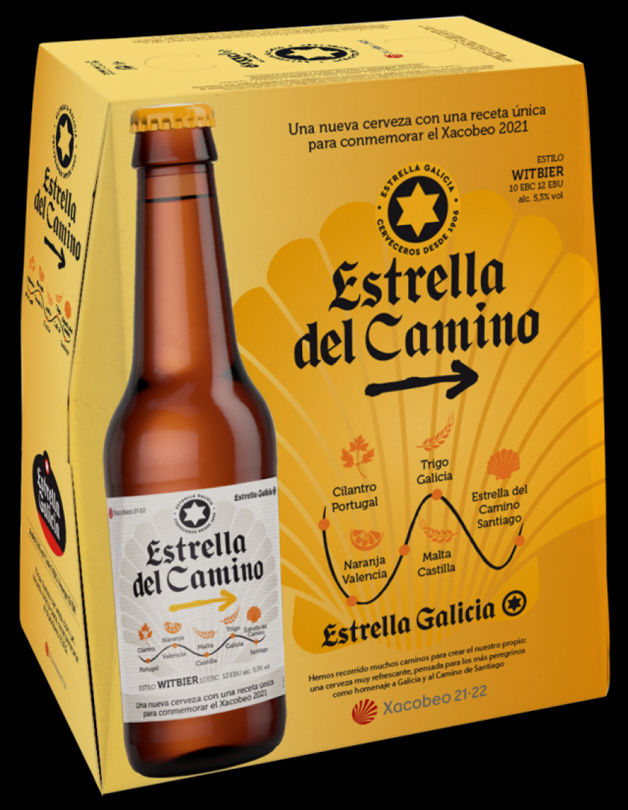 Estrella Galicia triunfa con la 'Estrella del Camino', la cerveza de edición limitada en homenaje al Xacobeo