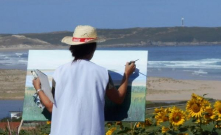 Más de veinte artistas compiten hoy en el concurso de pintura rápida del Concello de Valdoviño