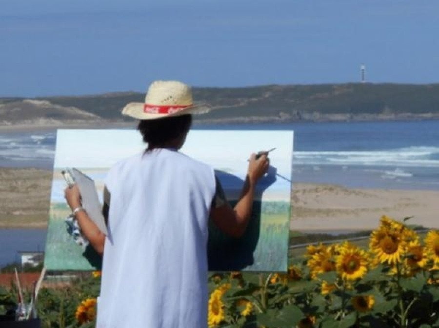 Más de veinte artistas compiten hoy en el concurso de pintura rápida del Concello de Valdoviño