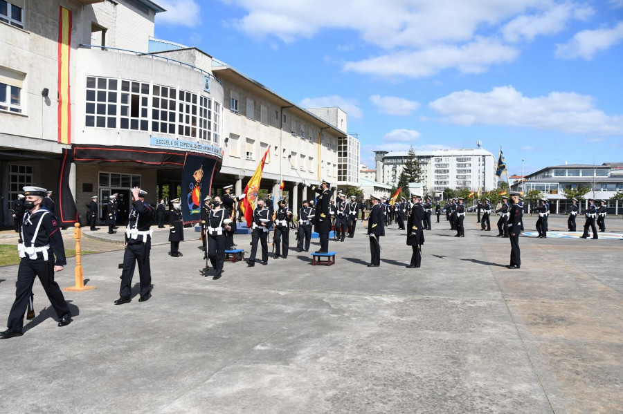 Escuela de la Armada en Ferrol inicia el curso con 806 alumnos
