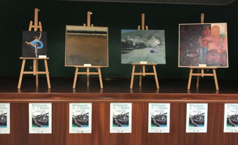 La pintora ponferradina Regina Borón se adjudica el concurso de pintura Manuel Rebón