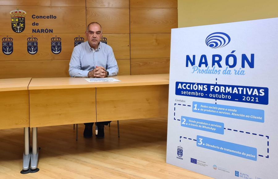 Convocan tres cursos dentro del programa “Narón productos da ría”