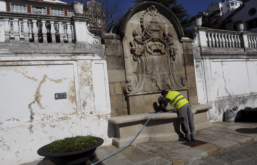 Comienza la recuperación de la fuente de San Roque, del siglo XVIII