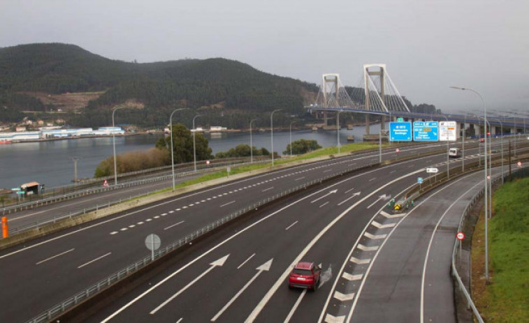 Bonificaciones del 100% en las autopistas en Galicia para los transportes especiales, que no pueden usar la A-6