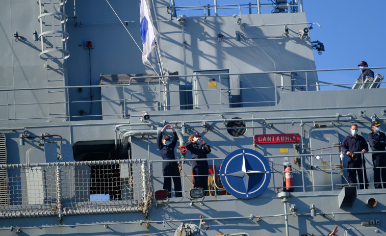 El BAC “Cantabria” concluye sus maniobras con la OTAN y se prepara para el ejercicio Flotex
