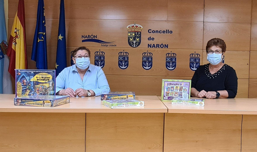 Narón apuesta por los juegos de mesa para promover  la igualdad en los colegios