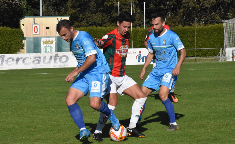 Primer traspié del Somozas  en su visita al Villalbés