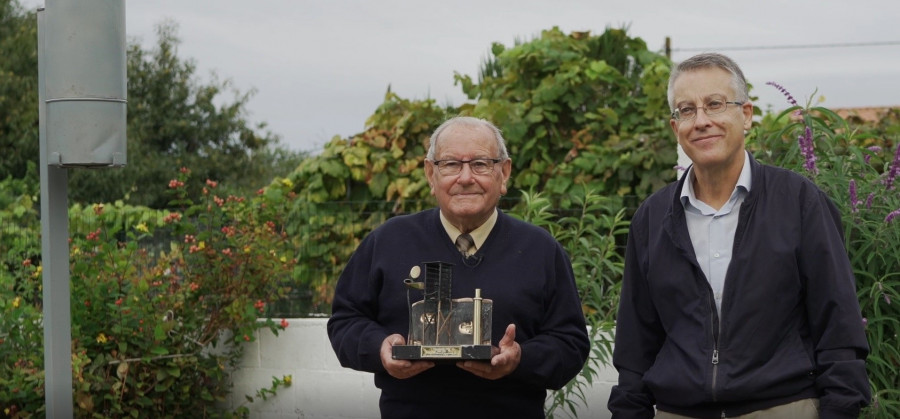 La AEMET premia por su serie pluviométrica al ferrolano Jaime Fraga Veiga