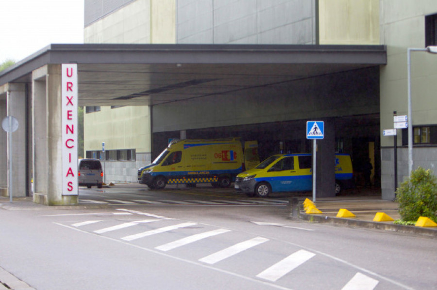 Evacuado a un hospital de Vigo en helicóptero un hombre tras recibir un golpe de una vaca en A Cañiza