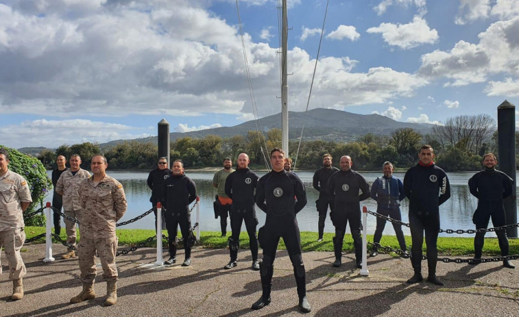 Adiestramiento conjunto de la Unidad de Buceo de Ferrol y la Marinha Portuguesa