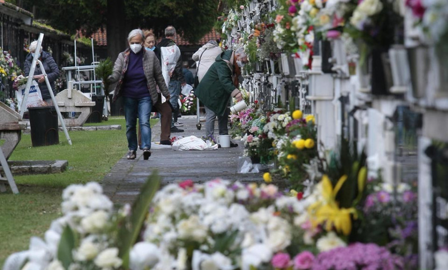 Cementerios y floristerías amplían horarios en estos días ante las continuas visitas