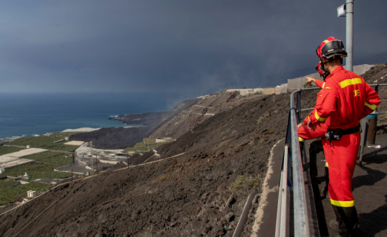 El volcán de La Palma aumenta  la emisión de lavas muy fluidas