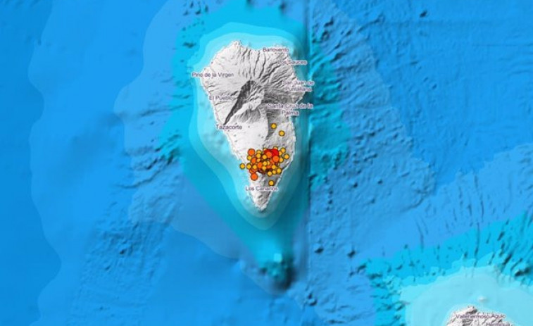 Localizan más de 70 terremotos en La Palma durante la medianoche