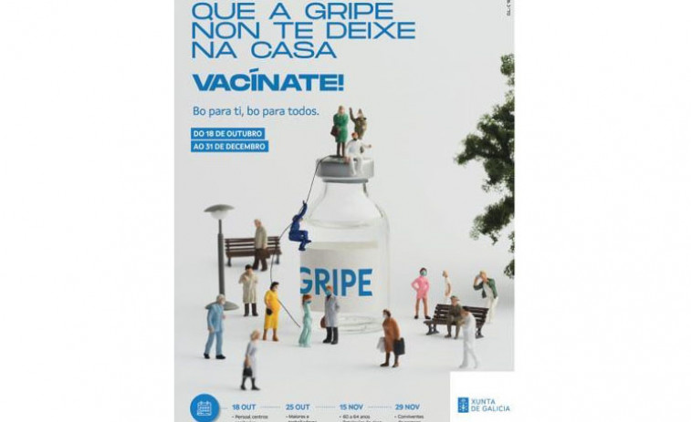 El 15% de los mayores de 65 años se vacunaron contra la gripe en la primera semana