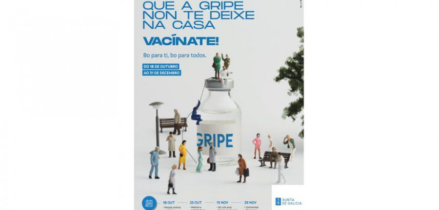 El 15% de los mayores de 65 años se vacunaron contra la gripe en la primera semana