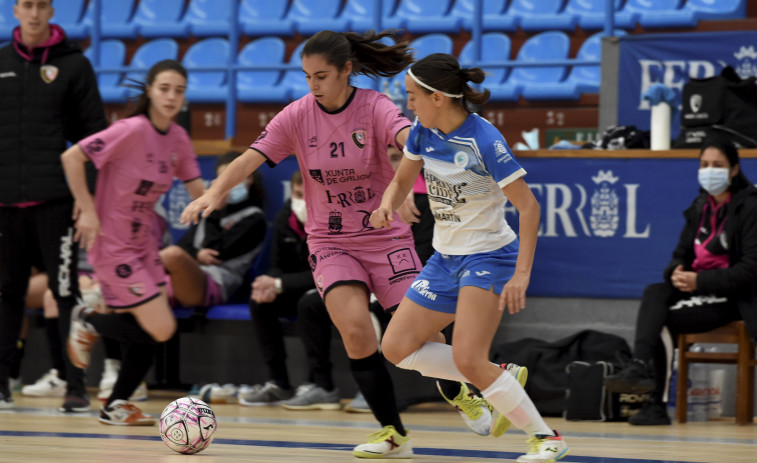 Las jugadas a balón parado derrotan a A Fervenza