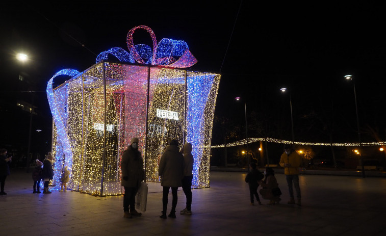 Vigo se postula como uno de los destinos de la Navidad a cuenta de sus luces