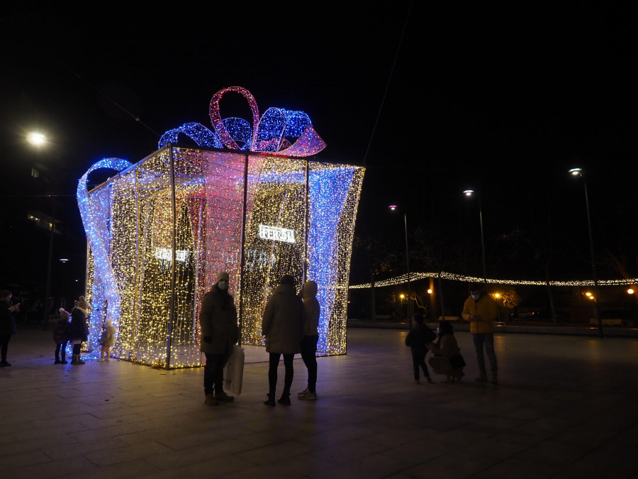 Vigo se postula como uno de los destinos de la Navidad a cuenta de sus luces