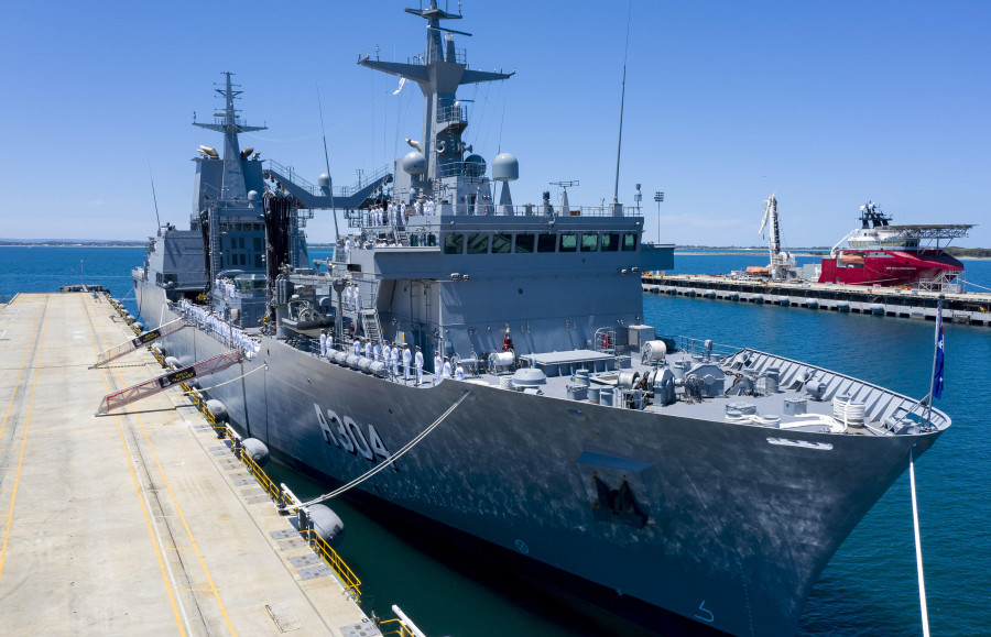 Navantia celebra la puesta en servicio del “Stalwart”, el segundo AOR australiano fabricado en Ferrol