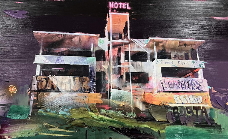 O pintor ferrolán Andrés Gabarres gaña o concurso de Pintura Cidade de Narón
