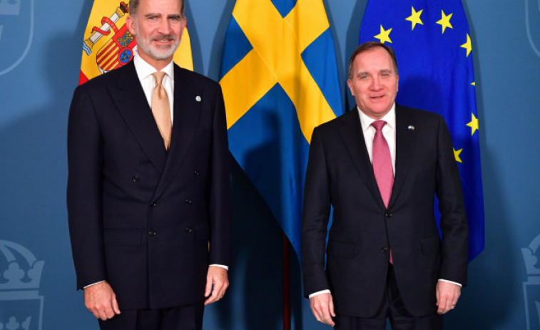Los reyes visitan Suecia en medio de un caos político en su Ejecutivo